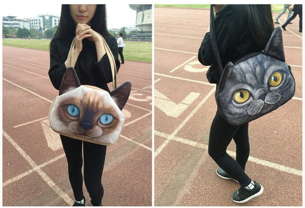 Over The Shoulder Anime Cat Purse & Messenger Bag