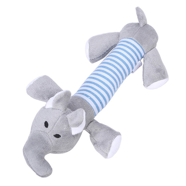 Squeaky Plush Duck/Pig/Elephant Dog Toy