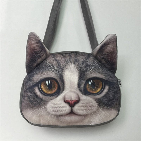 Over The Shoulder Anime Cat Purse & Messenger Bag